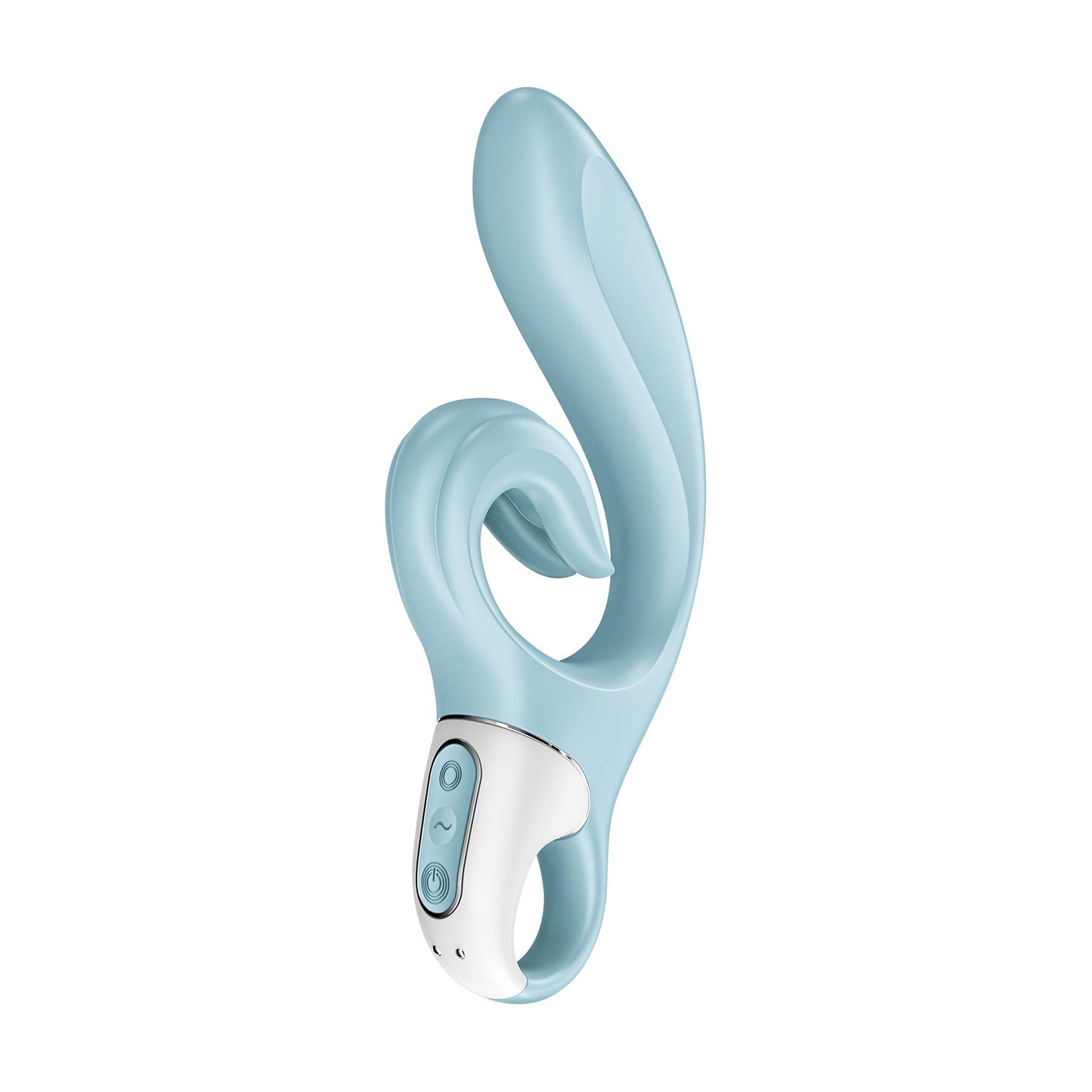Кліторально-вагінальний вібратор Satisfyer Love Me Rabbit Vibrator блакитний, 1 шт